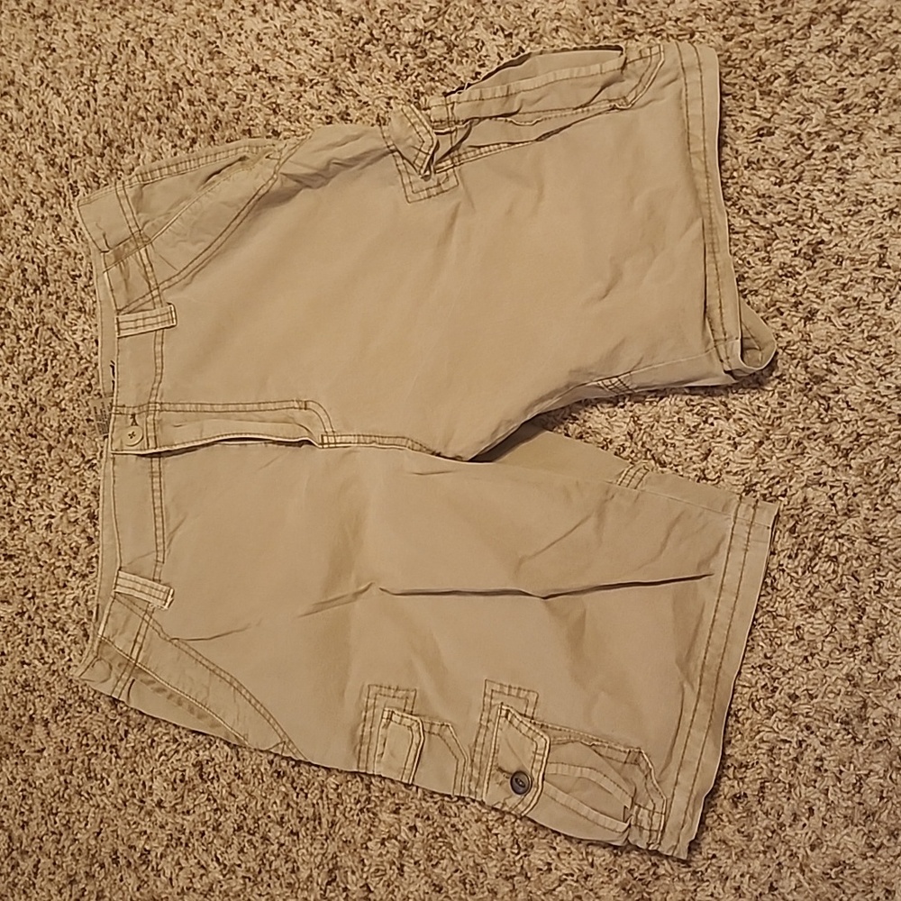 Plugg Beige cargo short, Size 34